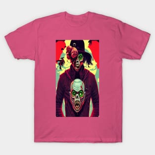 Zombie Punk Green Halloween Walking Dead T-Shirt